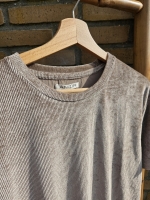 Luxe glanzend beige shirt heren - Anoor