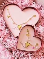 Armband bedels goud inclusief sieradendoosje