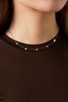 Ketting hartje goud inclusief sieradendoosje